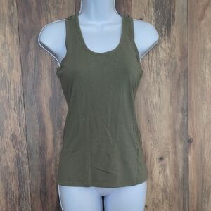 Veto Green Fitted Sleeveless Tank Top S